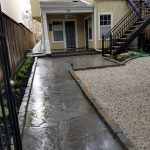 Flagstone Front Entrance in Katy Texas