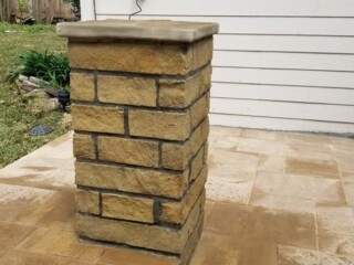 Llano tan chop rock
