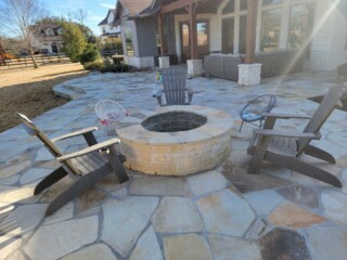Limestone chop rock