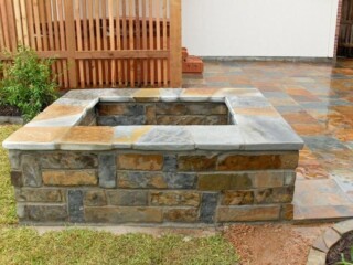 Winchester chop rock and flagstone tops