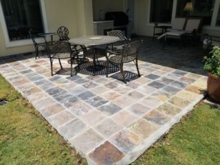 African multi-color slate