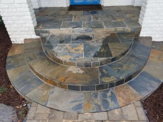 Multi-colored slate